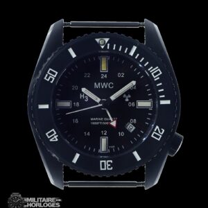 MWC “Submariner / Naval Crew Divers Horloge” in Covert zwart PVD 500m – Stalen armband