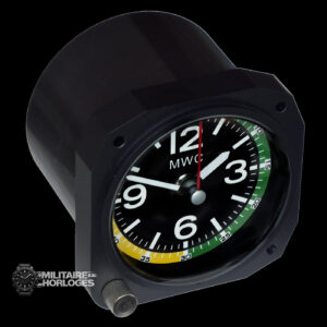 Limited Edition Replica Airspeed Indicator Cockpit / Desk Clock in – Zwart