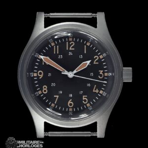 A-17 U.S 1950s Korean War Pattern Militair Horloge with plexiglas and