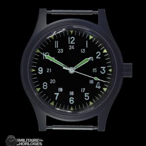 MWC PVD LTD Edition GG-W-113 Vietnam Horloge (24 Jewel Automatisch) – Zwart